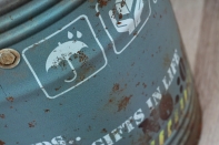 Taburet retro s úložným priestorom 31x36cm