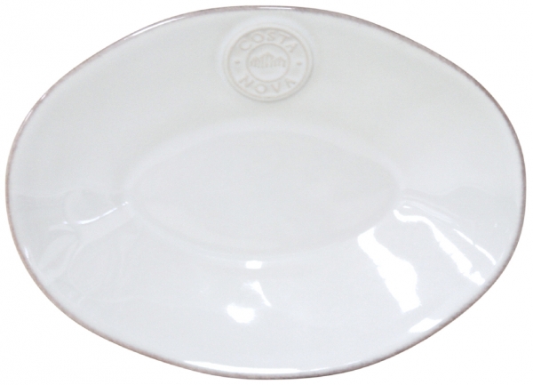 Tácka oválna biela NOVA 20cm