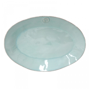 Tác oválný NOVA 40cm tyrkysový