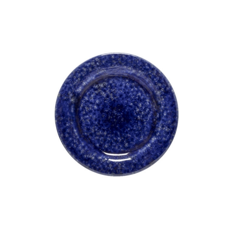 Tanier dezertný ABBEY modrý priemer 23 cm keramický