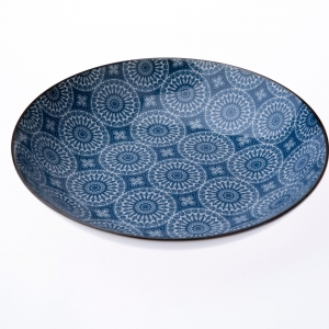 Tanier hlboký porcelánový s ornamentami