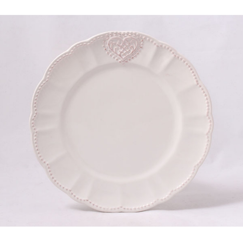 Tanier so srdcom kamenina 20,6 cm