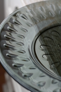 Tanier sklenený Lyonnais antracit 26cm