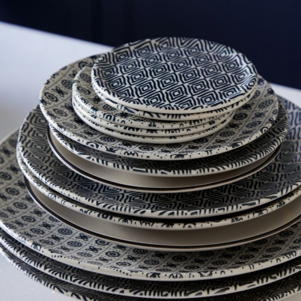 Tanierik na pečivo 17cm AUGUSTA mozaika