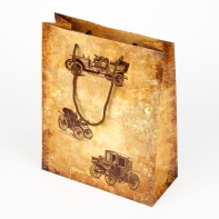 Taška na darček strednej retro