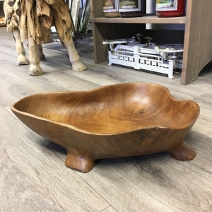 Teaková ošatka světlá 34x27cm