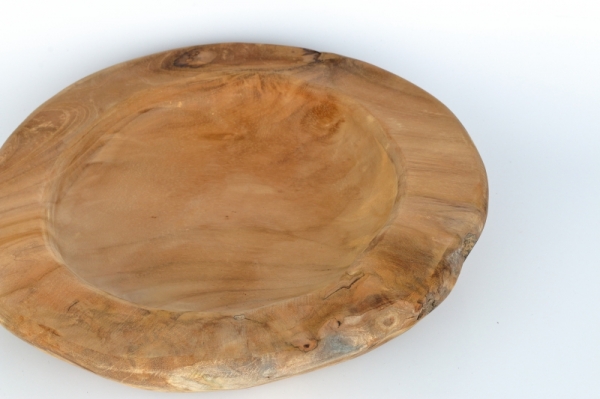 Teakové drevo miska 30cm