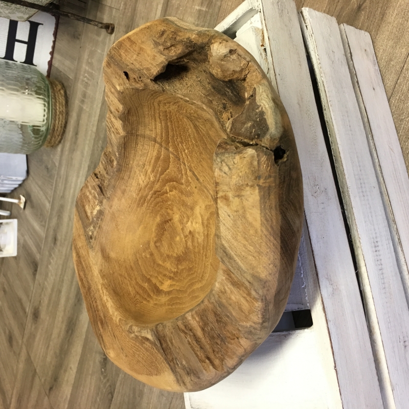 Teakové drevo miska 31cm (typ A)