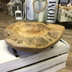 Teakové drevo miska 31cm (typ B) 