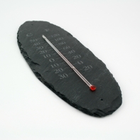 Teplomer bridlicový gravírovaný velký 42x15cm