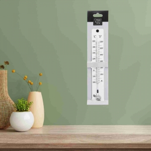 Teplomer s kohútikom 4,7 x 0,9 x 28 cm kovový