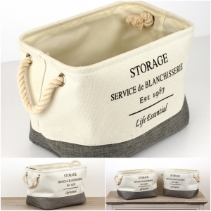 Textilné kôš na bielizeň (sada 2ks) 30/33cm 