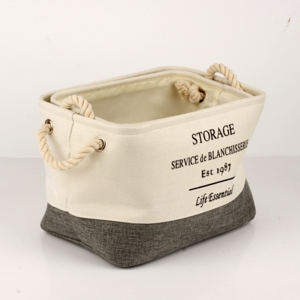 Textilné kôš na bielizeň (sada 2ks) 30/33cm 