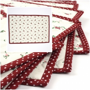 Textilné prestieranie na stôl kytičky 33x48cm