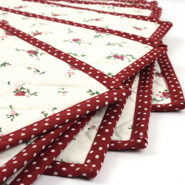 Textilné prestieranie na stôl kytičky 33x48cm