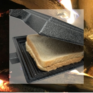 Toastovač z liatiny 