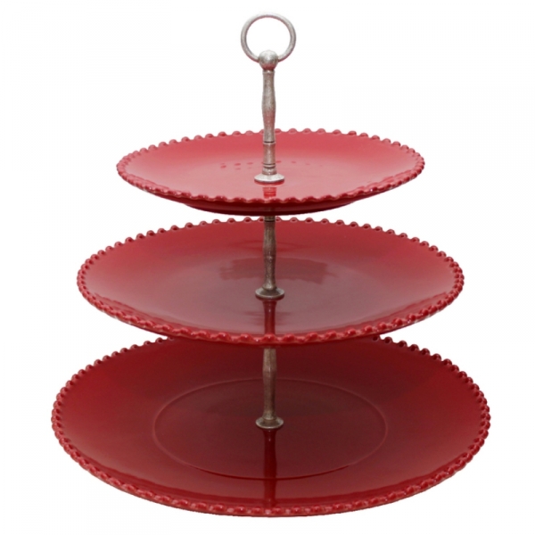 Trojposchodový etažér 33cm COSTA NOVA RUBI