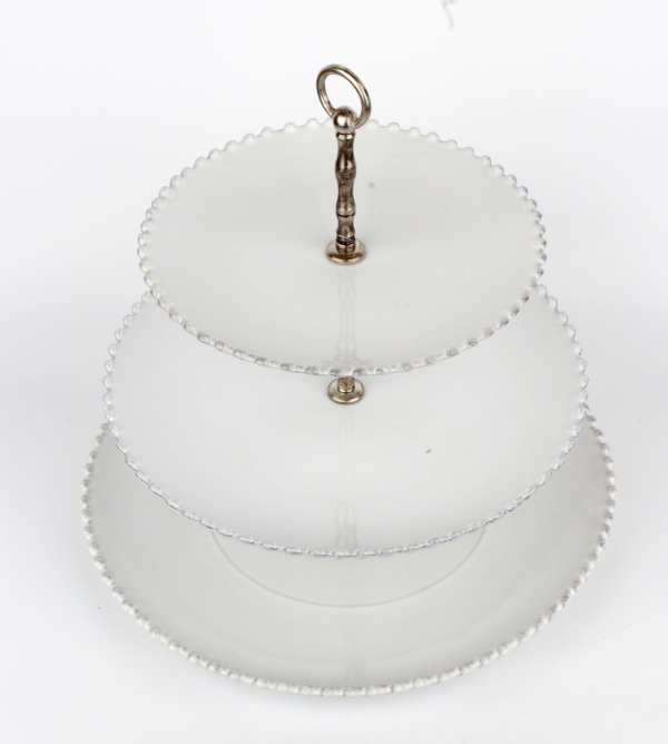 Etažér keramický Pearl 33cm