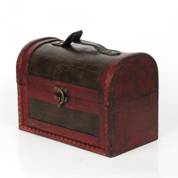 Truhla drevená - sada 2ks dek5334