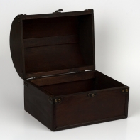 Truhla - šperkovnica drevená sada 2ks 28x23x22cm