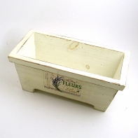 Kvetináč drevený na kytky 29,5x16x12,5 cm