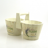 Kvetináč na dve kvetiny