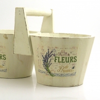 Kvetináč na dve kvetiny