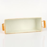 Kvetináč plechový s ušami 38x13x12cm