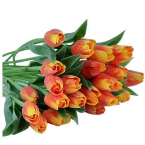 Tulipán umelý dvojfarebný 40cm