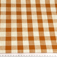 Obrus umývateľný 110x140cm hnedá kocka