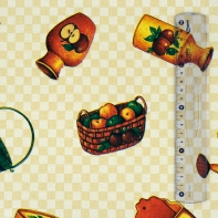 PVC obrus jabĺčka a krhličky110x140cm