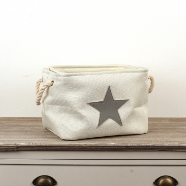 Úložné textilné koše hviezda (sada 2ks) 30/33cm