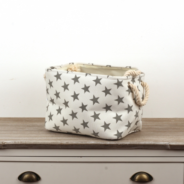 Úložné textilné koše hviezdičky (sada 2ks) 30/33cm