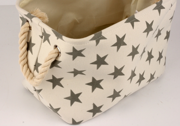 Úložné textilné koše hviezdičky (sada 2ks) 30/33cm