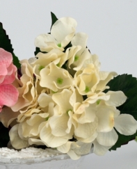 Umelá hortenzie biela 35 cm