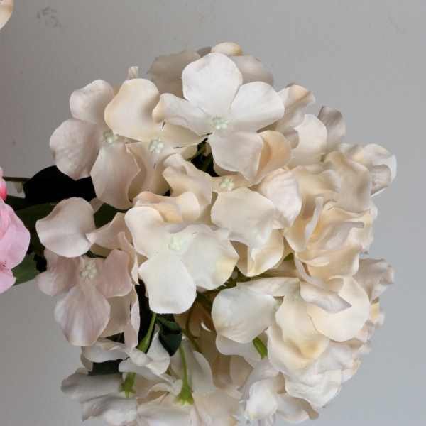 Umelá hortenzie biela 72cm