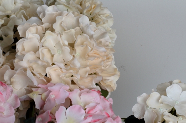 Umelá hortenzie biela 72cm