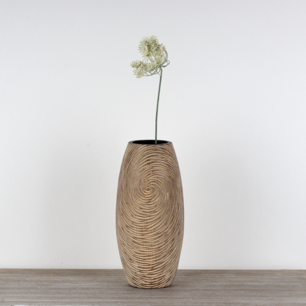 Umelá kvetina biely aníz 59cm