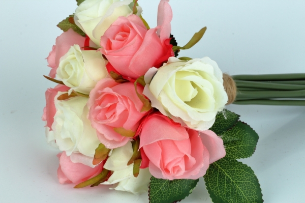 Umelá kytica ruží 30cm