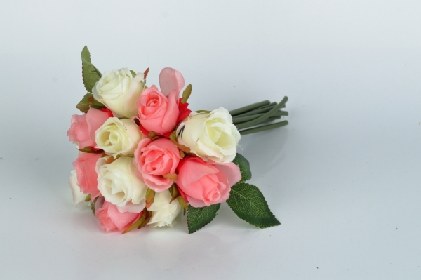 Umelá kytica ruží 30cm