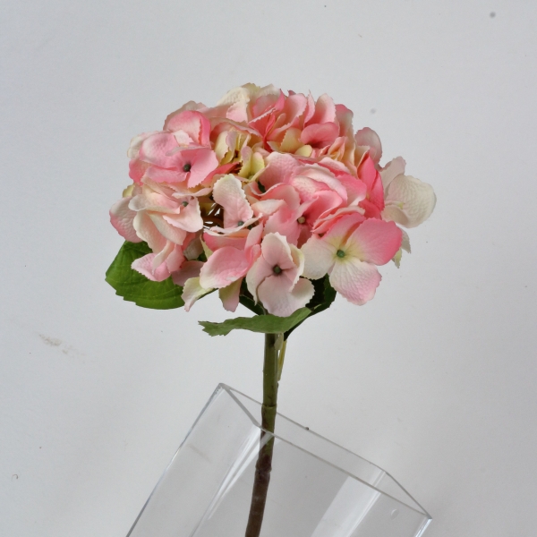 Umelé kvety hortenzie ružová 52cm