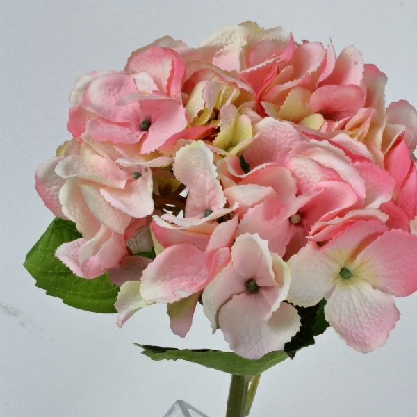 Umelé kvety hortenzie ružová 52cm