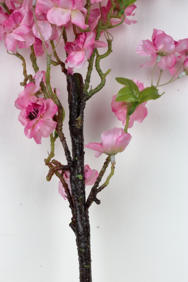 Umelé kvety vetva čerešně ružova 60cm