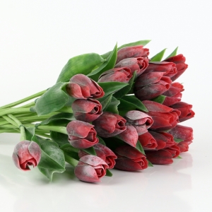 Umelý tulipán červený 40cm