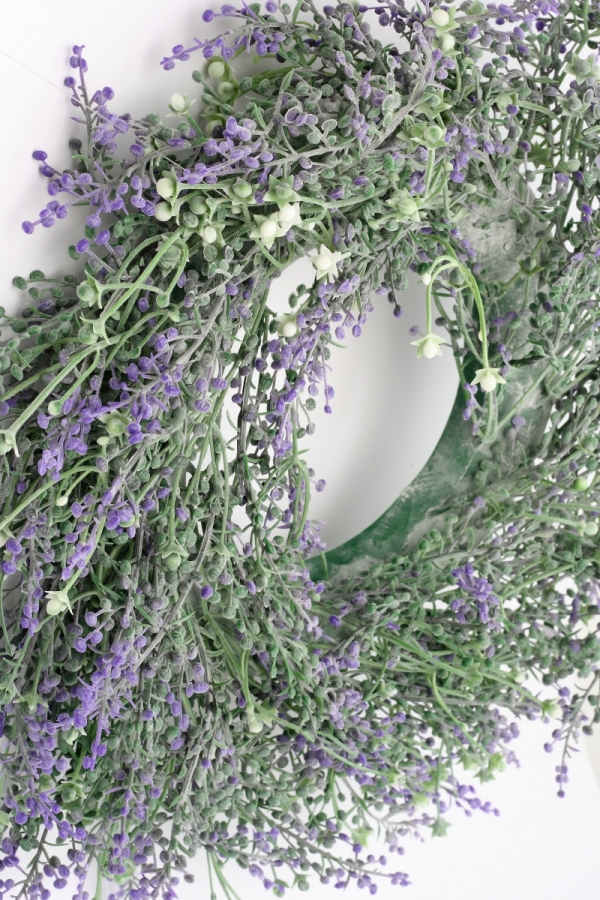 Umelý veniec z levandule 30cm