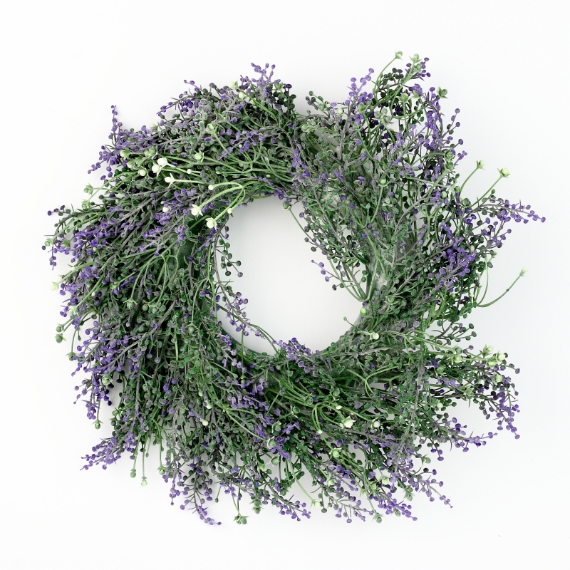 Umelý veniec z levandule 30cm