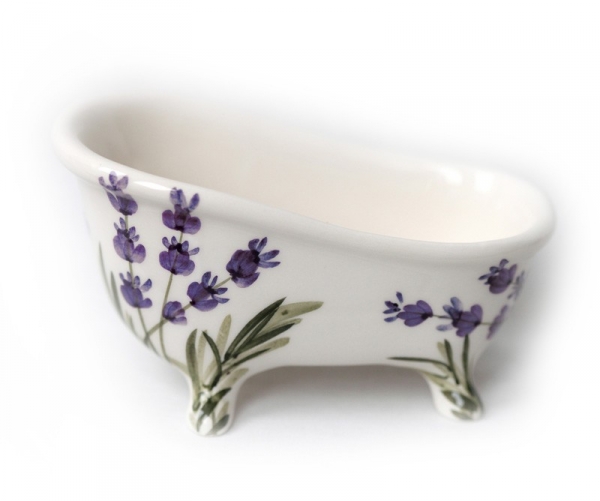 Vanička na mydlo levanduľa 14,5x7,5x7cm