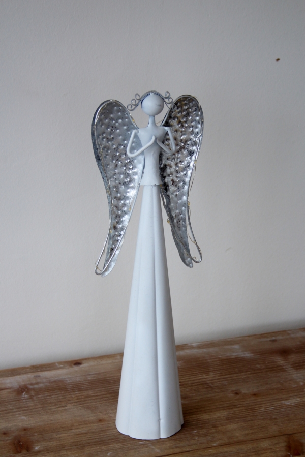 Vianočný anjel modliaci sa LED