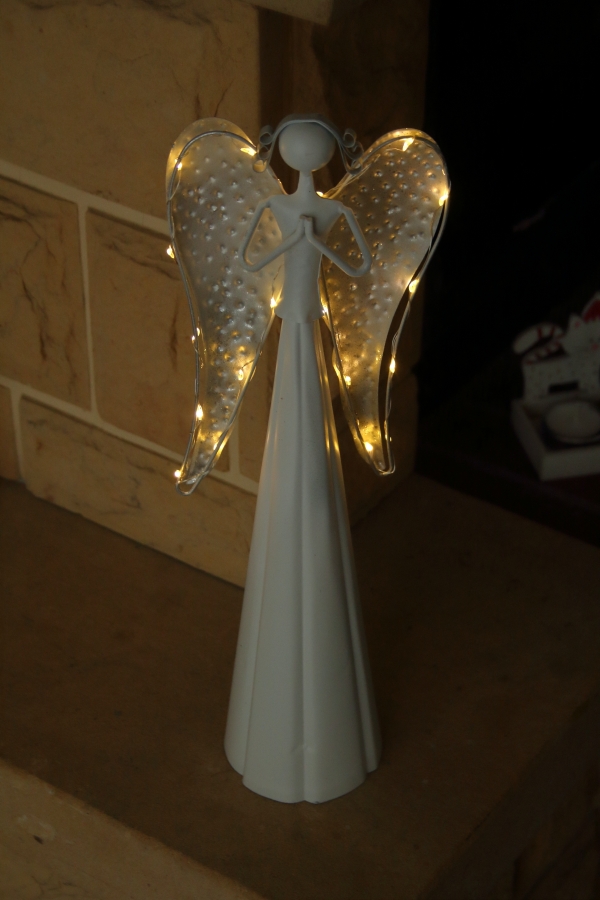 Vianočný anjel modliaci sa LED