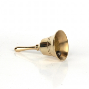 Vánoční anjelský zvon zlatý 11cm